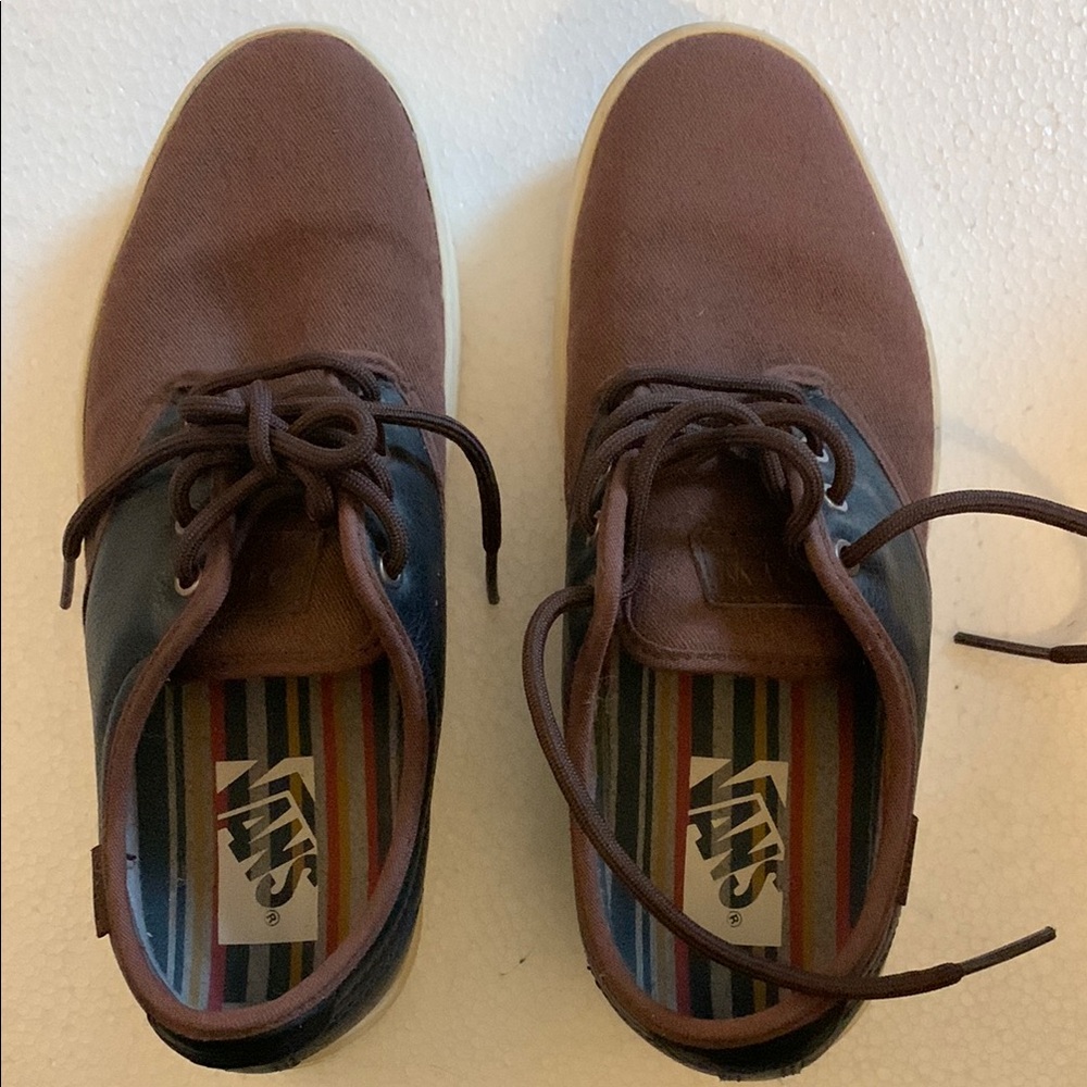 Vans Brown and Black Sneakers for Everyday Style